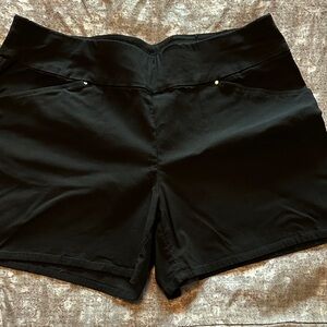 INC International Concepts Black High Waist Shorts